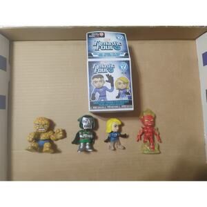 Funko Mystery Mini Fantastic Four Lot Of 4 Thing Doom Torch Sue GameStop Ex